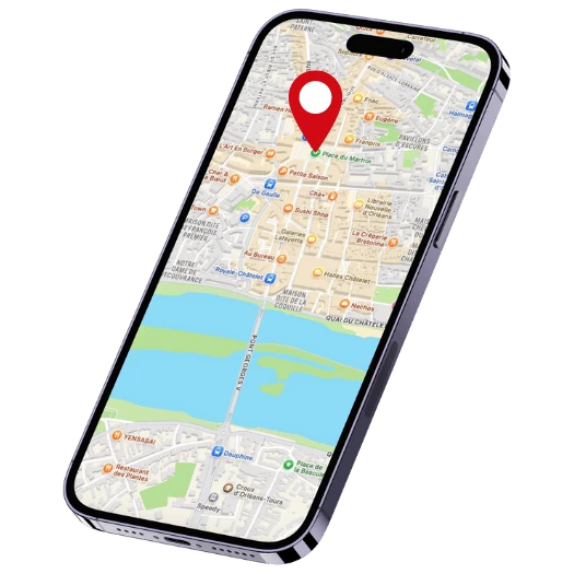 Orléans sur la carte — EA TAXI
